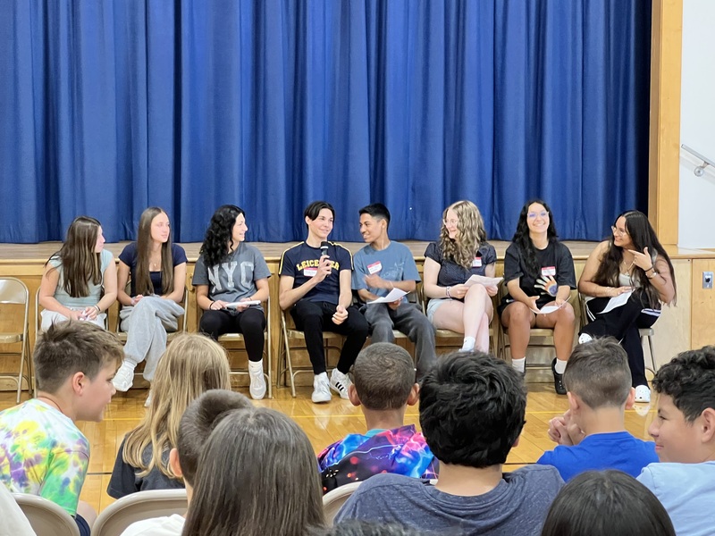 Mahopac Eighth Grade Ambassadors Welcome Future Middle School Students