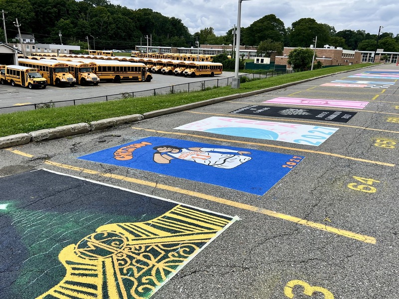 Senior Paint-A-Spot Tradition