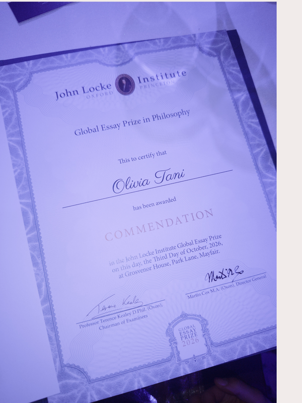 Mahopac Sophomore Shortlisted for Global Essay Competition