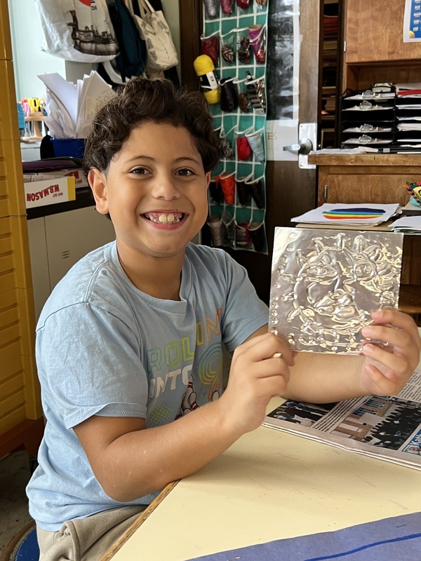Lakeview Fourth Graders Explore Mexican Metal Tooling