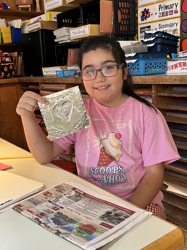 Lakeview Fourth Graders Explore Mexican Metal Tooling