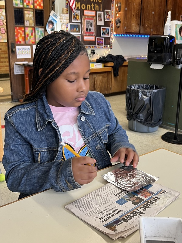 Lakeview Fourth Graders Explore Mexican Metal Tooling