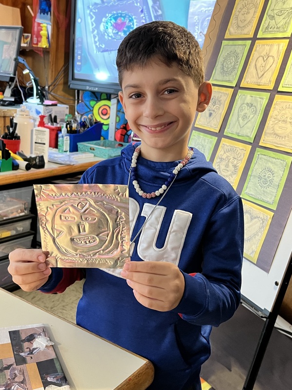 Lakeview Fourth Graders Explore Mexican Metal Tooling