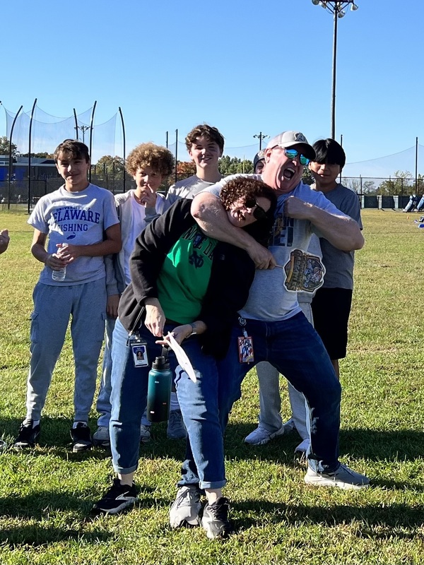 Team 8B Takes a Break for Field Day Fun