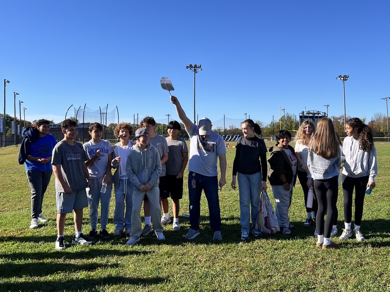 Team 8B Takes a Break for Field Day Fun