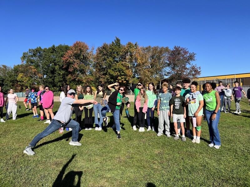 Team 8B Takes a Break for Field Day Fun