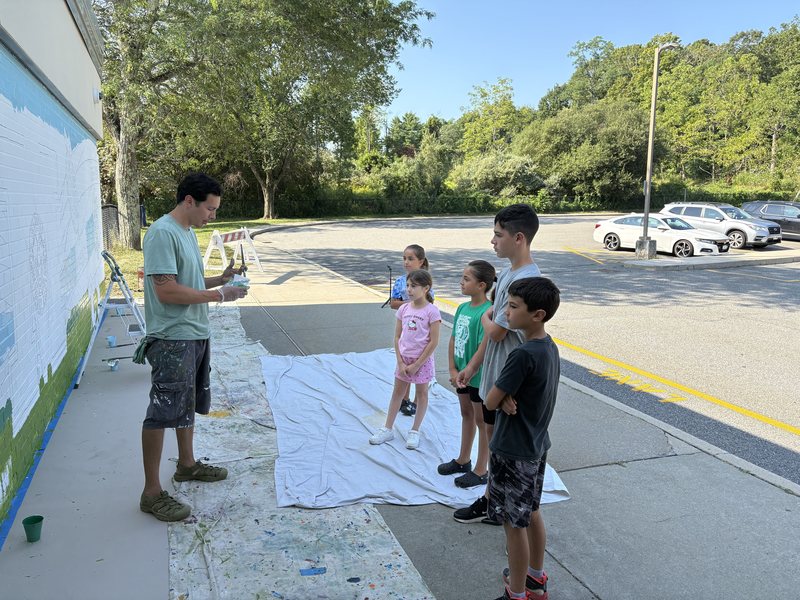 Austin Road Students, PTO Bring Colorful Mural to Life