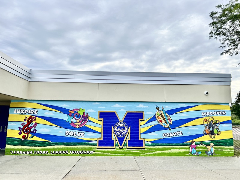 Austin Road Students, PTO Bring Colorful Mural to Life