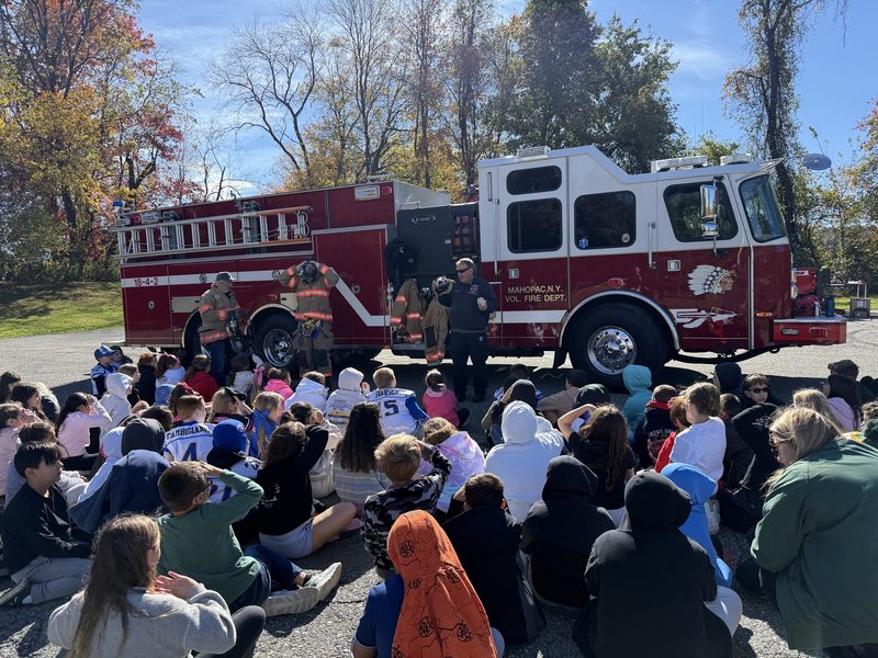 Mahopac Students Learn Fire Safety During Fire Prevention Week