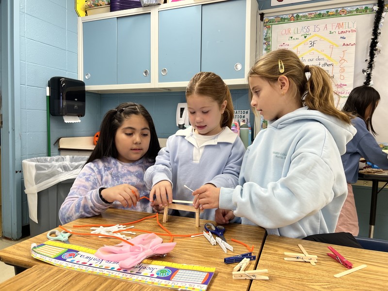Fulmar Road "bone bridges" in STEAM class