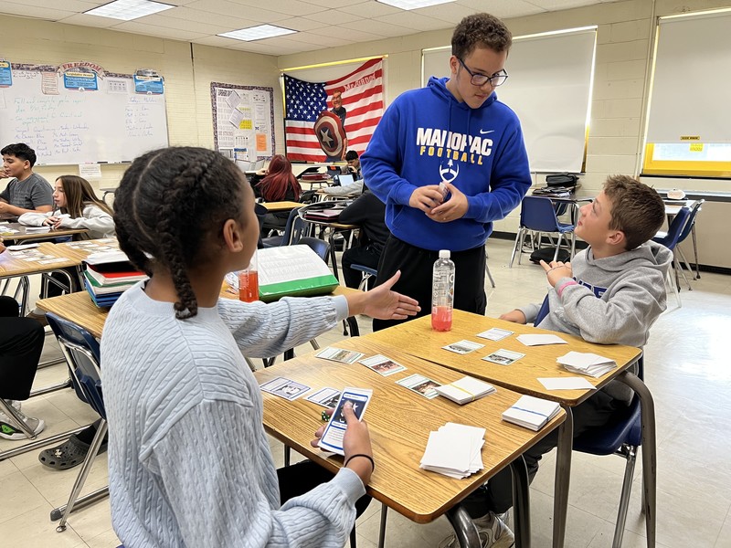 Mahopac Middle School Students ‘Battle for History’ in Creative New Social Studies Game