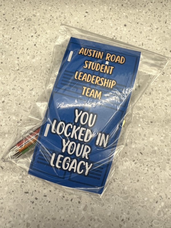 Student Leadership Team at Austin Road Leaves Legacy with New Lockers
