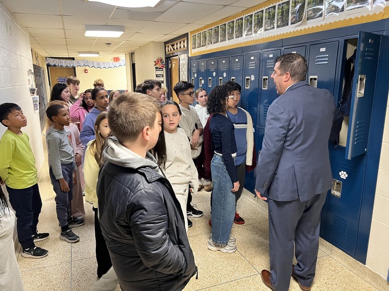 Student Leadership Team at Austin Road Leaves Legacy with New Lockers