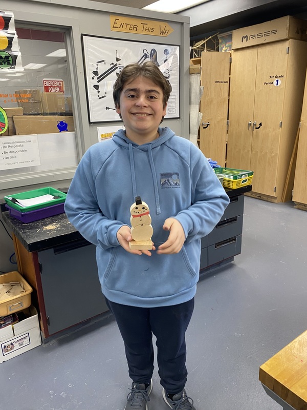 Eighth Graders Build Skills Through Woodworking Projects