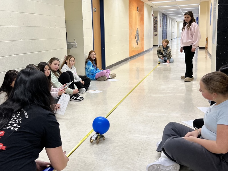 Creativity and Science Collide in Sixth Grade Balloon Car Project