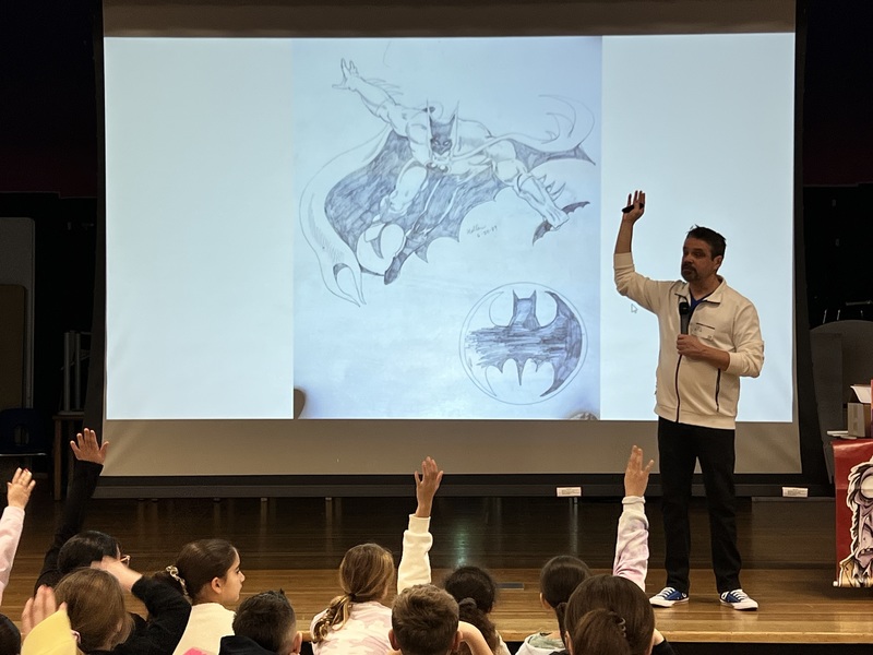 Illustrator and Author Daniel Jude Miller Inspires Fulmar Road Students