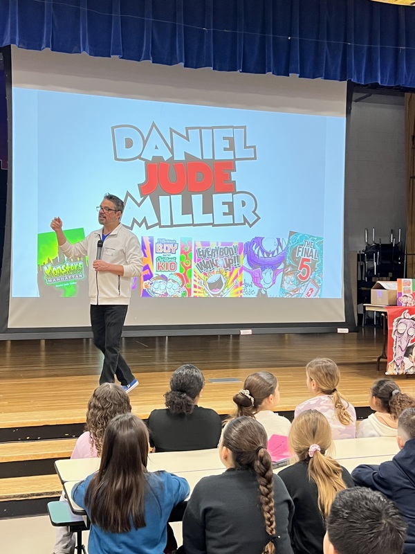 Illustrator and Author Daniel Jude Miller Inspires Fulmar Road Students
