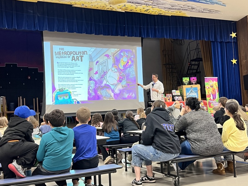 Illustrator and Author Daniel Jude Miller Inspires Fulmar Road Students