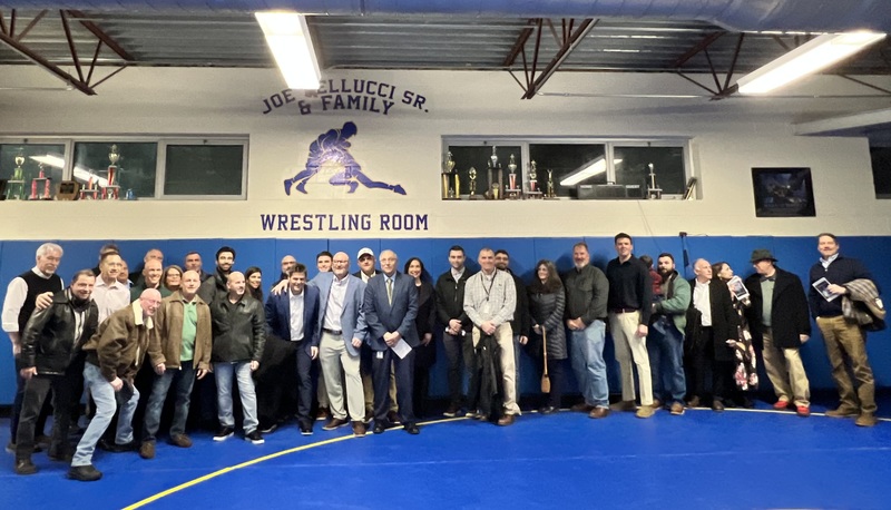 Mahopac dedicates wrestling room to Joseph Bellucci Sr. and family