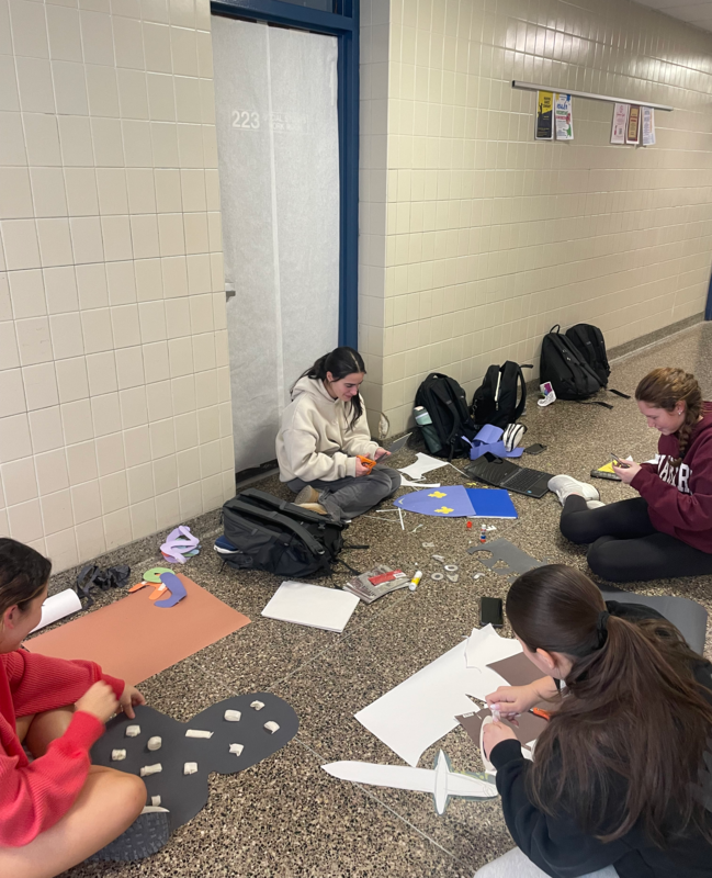 Students Celebrate Women’s History Month With Door Display Project