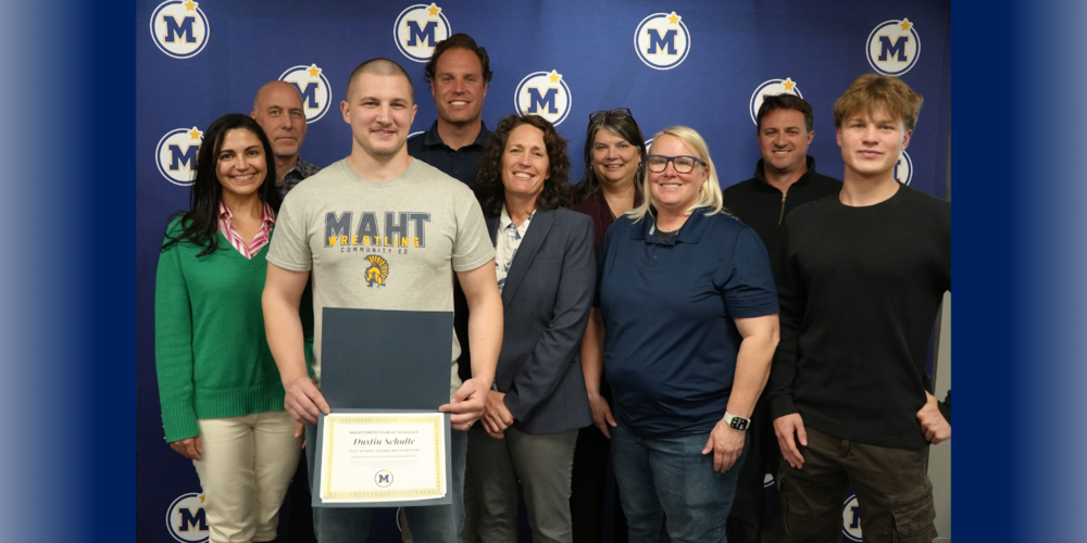 Dustin Schulte with Mahtomedi School Board