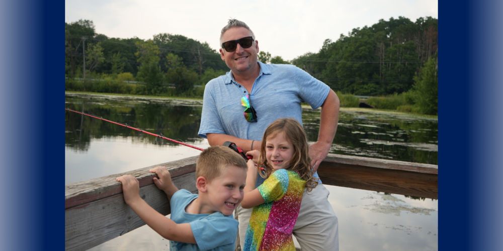 Family at Family Fishing Night 