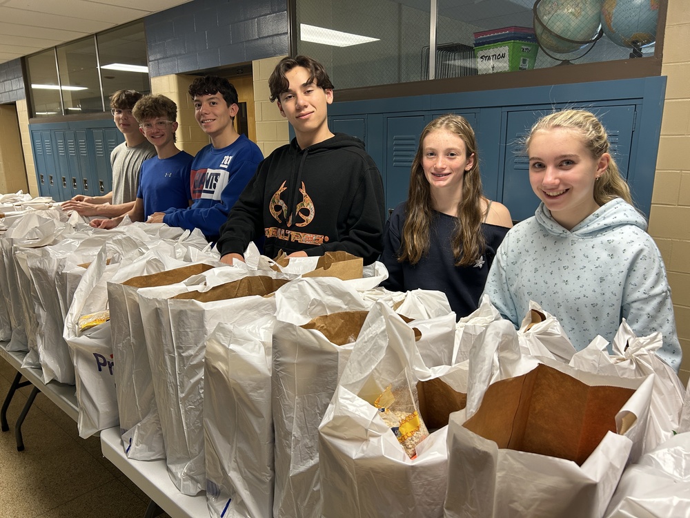 students smiling at camera