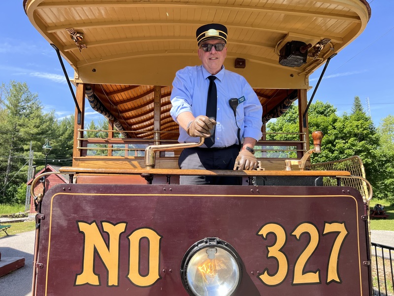 vince on antique car