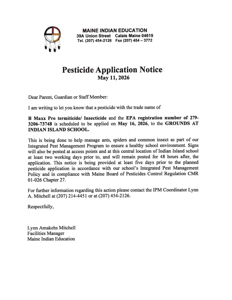 Pesticide Notice