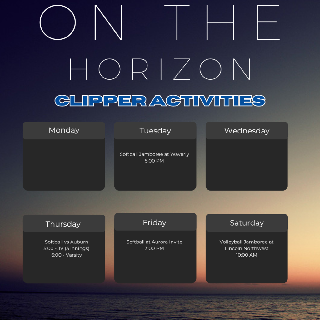 Week of 8/18 activities