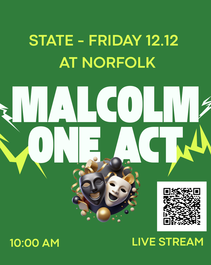 Congratulations to our One Act team on making the State Championships! Friday - 10:00 AM - in Norfolk