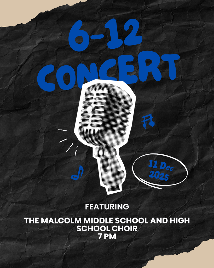 Join us for the Vocal Concert at Malcolm on 12.11 at 7:00 PM