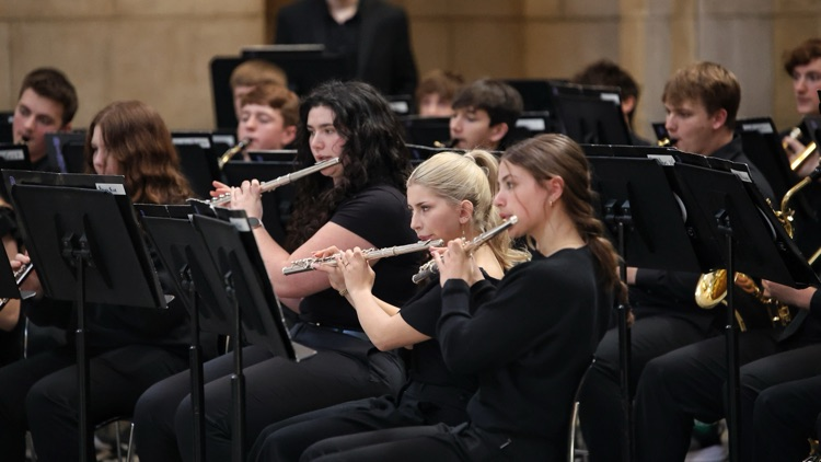 Malcolm High School Band Performance
