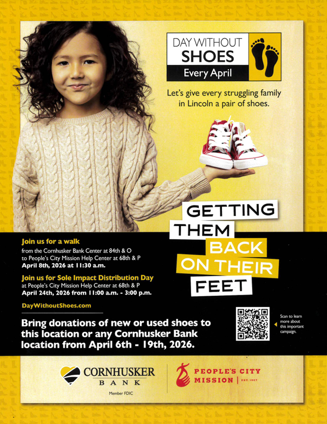 Malcolm Public Schools is currently hosting a shoe drive.