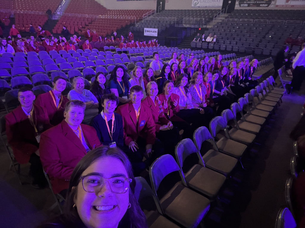 Malcolm SkillsUSA members at the State Conference.