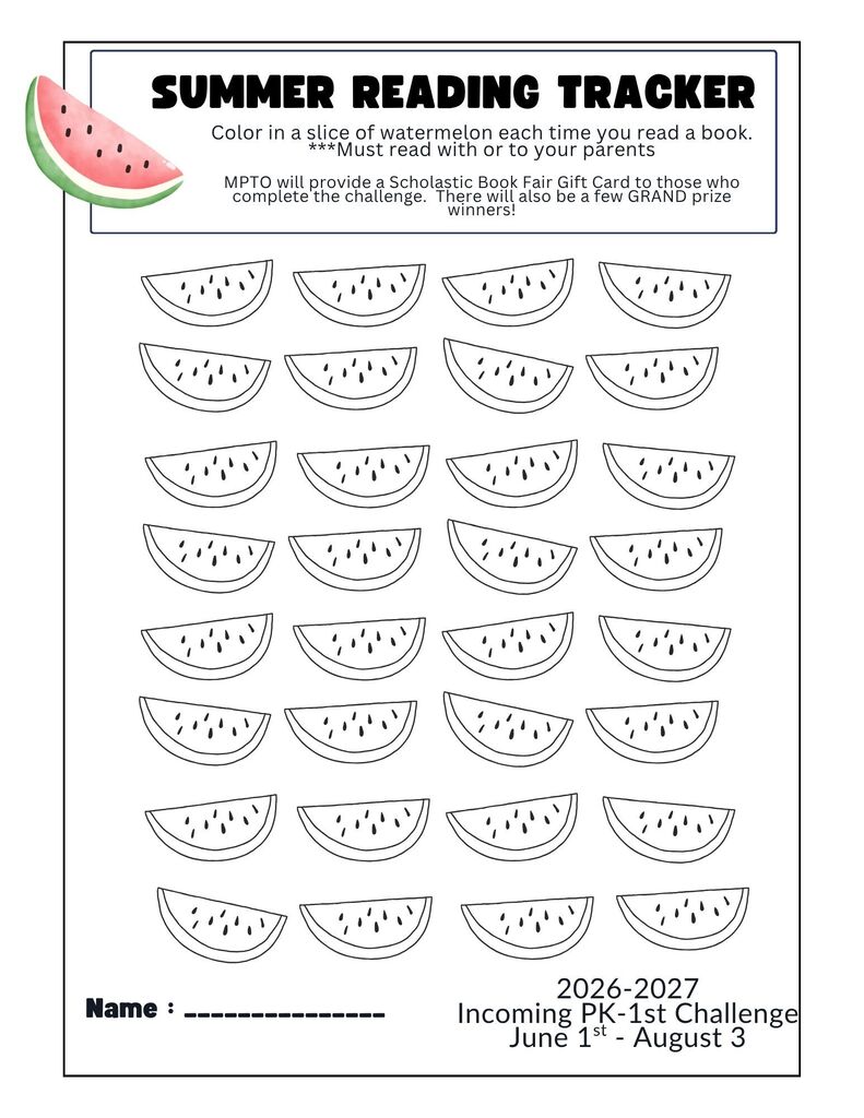PK-1st Grade Reading Challenge