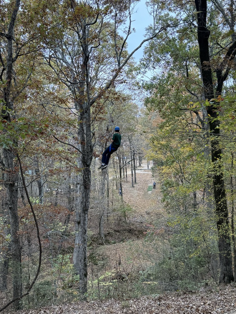 Zip lining