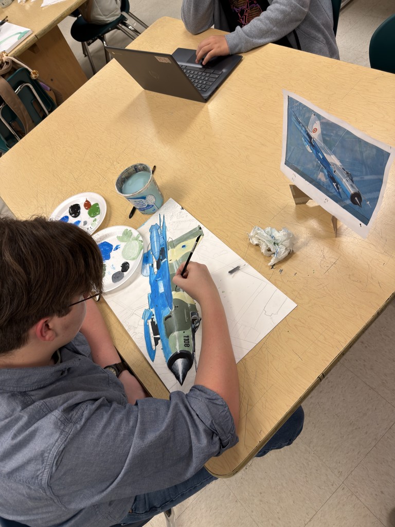 students painting 6