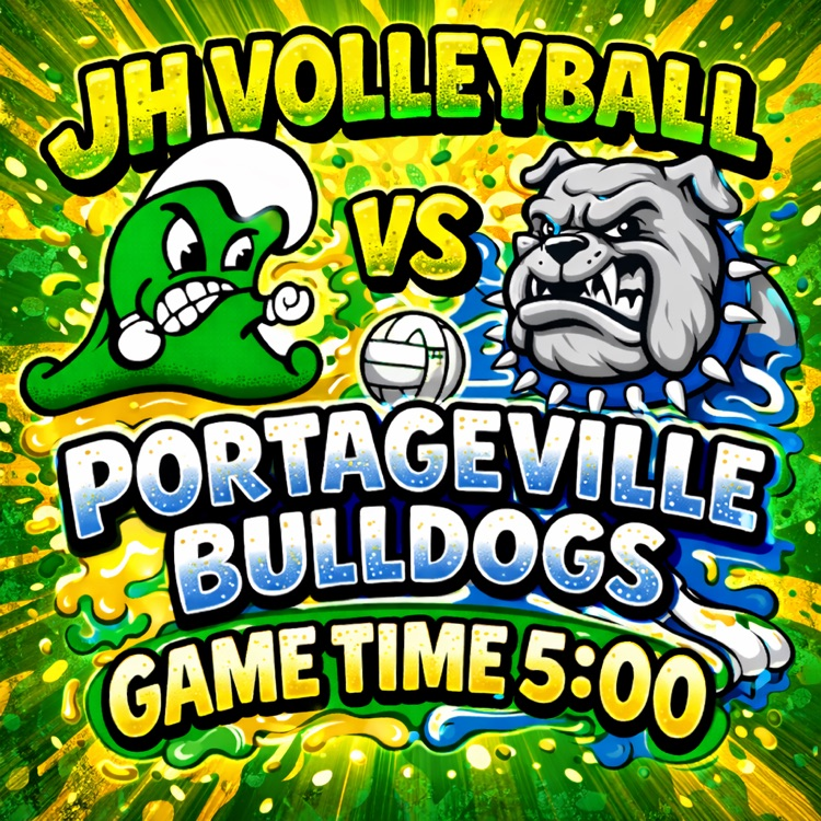 Junior high volleyball game