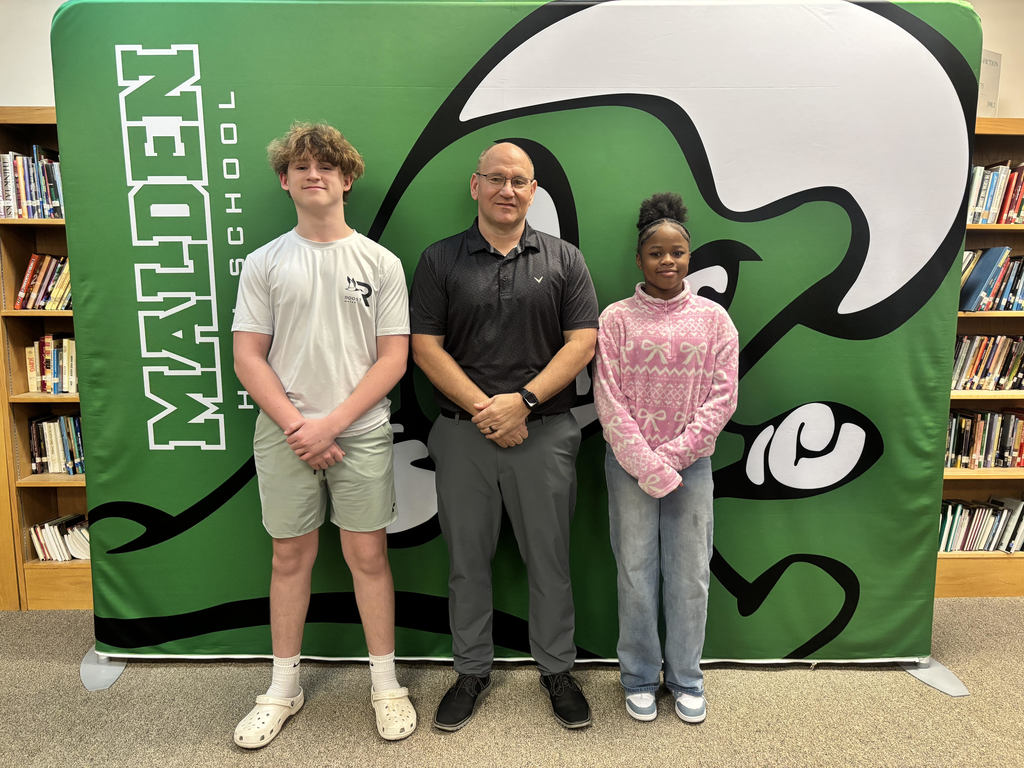  JH: Detria Reed & Brantley Hodges with Mr. Pickard