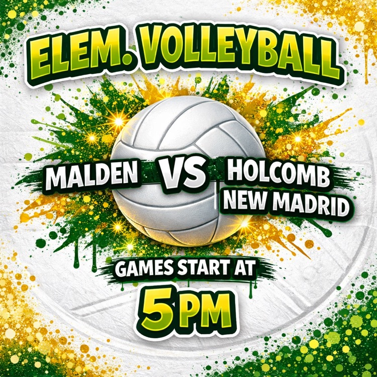 Elementary volleyball 5 PM