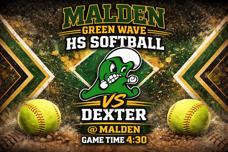 HS Softball vs Dexter @ Malden  Game Time 4:30