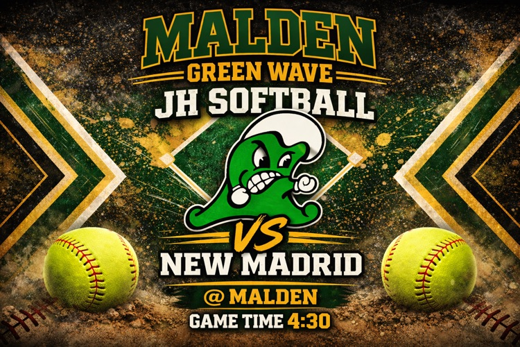 JH Softball vs New Madrid @ Malden  Game Time 4:30
