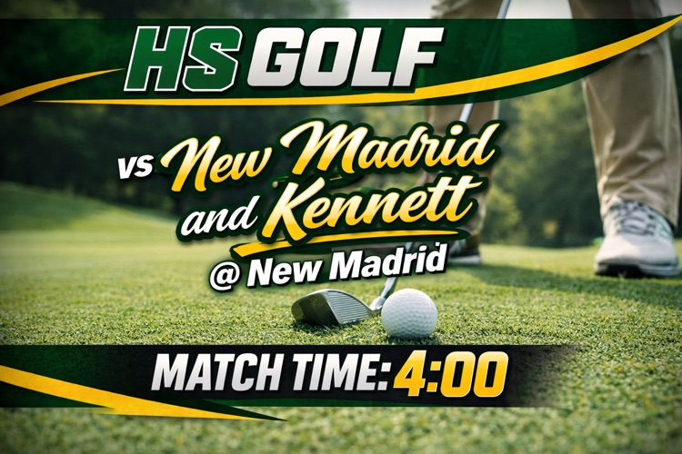 HS Golf vs New Madrid and Kennett @ New Madrid  Match Time 4:00