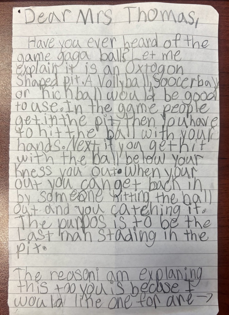 Gaga Pit Letter 1