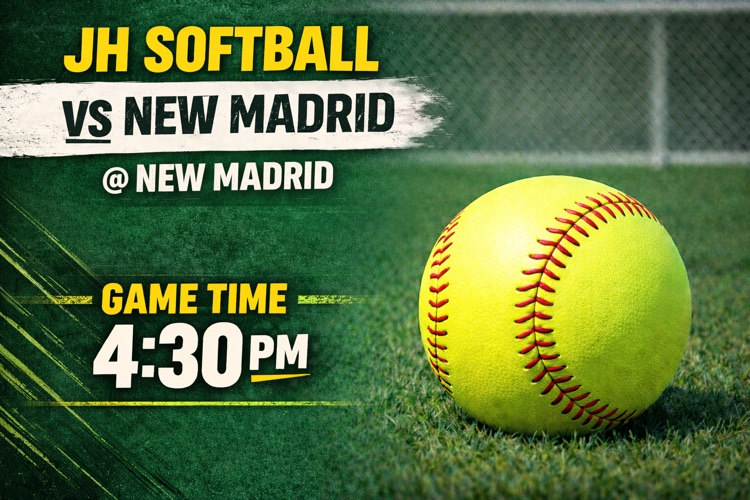 JH Softball vs New Madrid @ New Madrid Game Time 4:30
