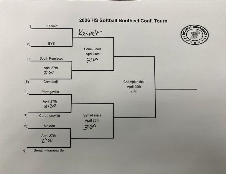 HS Softball Bootheel Conference Tournament @ South Pem.