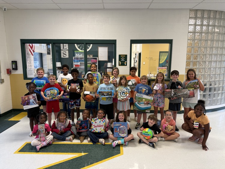 Elementary attendance winners