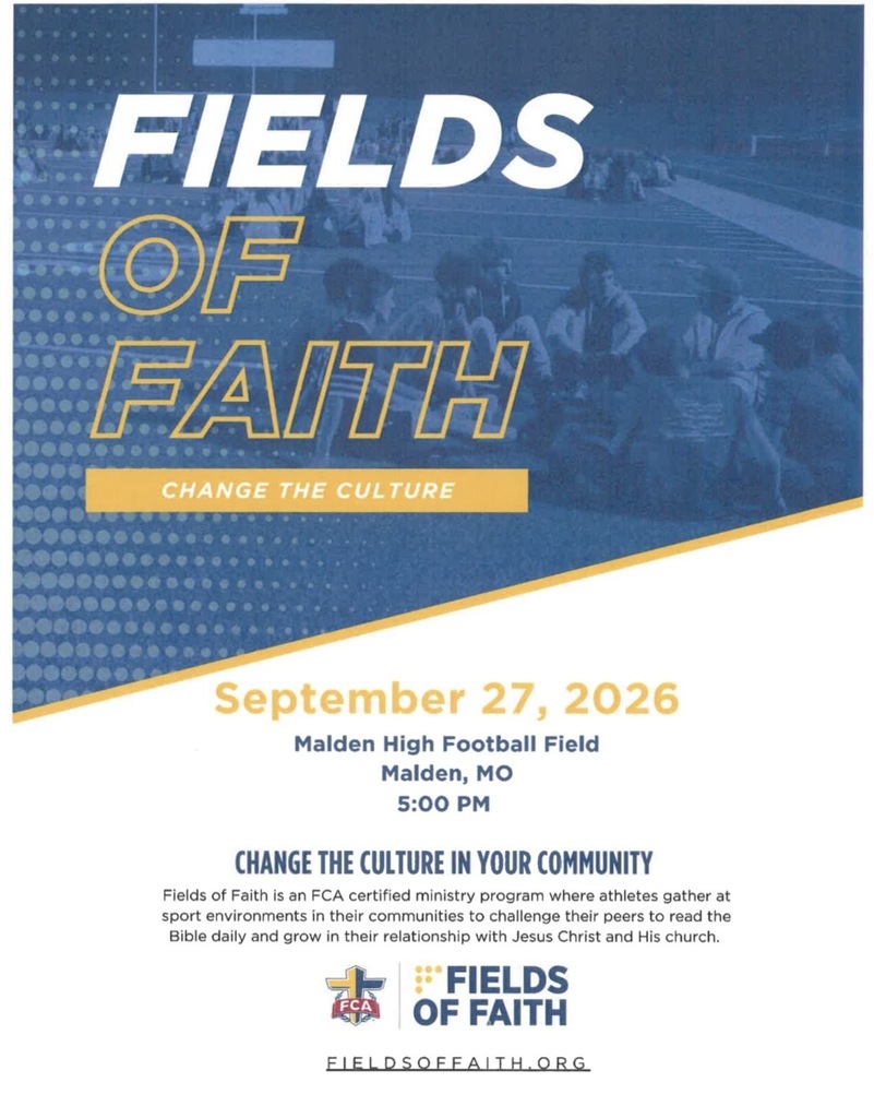 FCA Fields of Faith is September 27