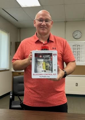 Mark Pickard with Bleeding Control Kit